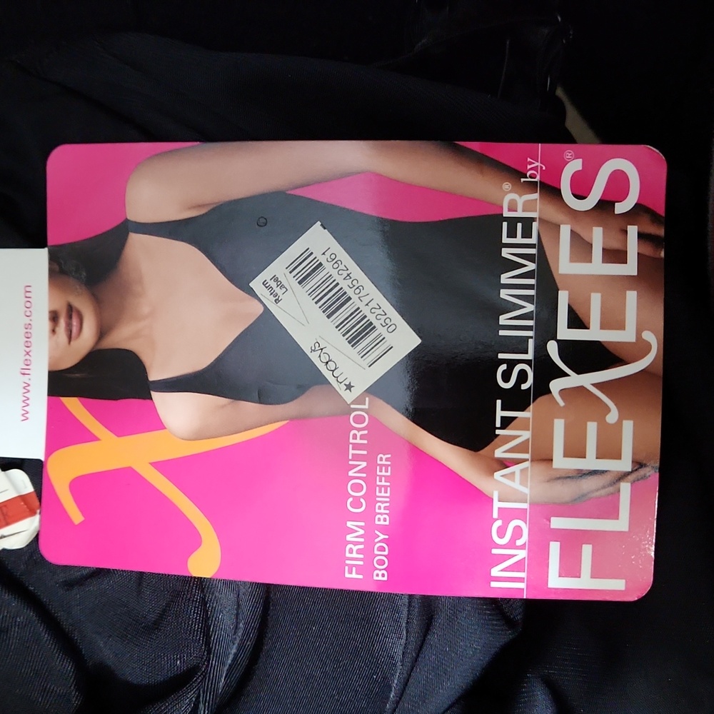 Instant Slimmer by Flexees Firm Control Body Briefer in Black 40DD FP018